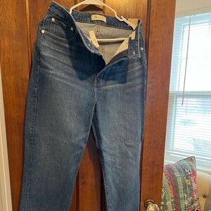 Madewell Curvy Perfect Vintage Strait Jeans